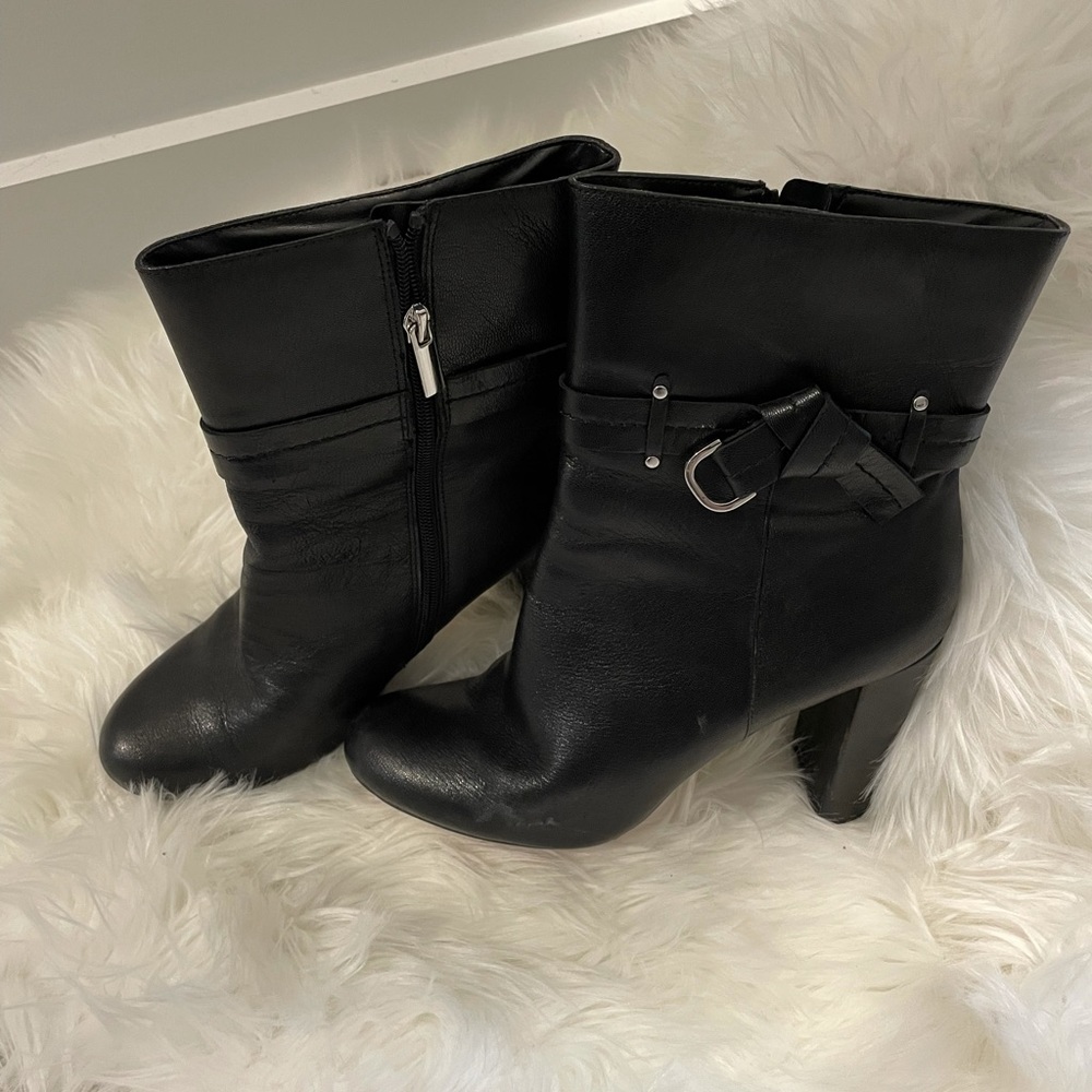 White House Black Market mid calf boots
